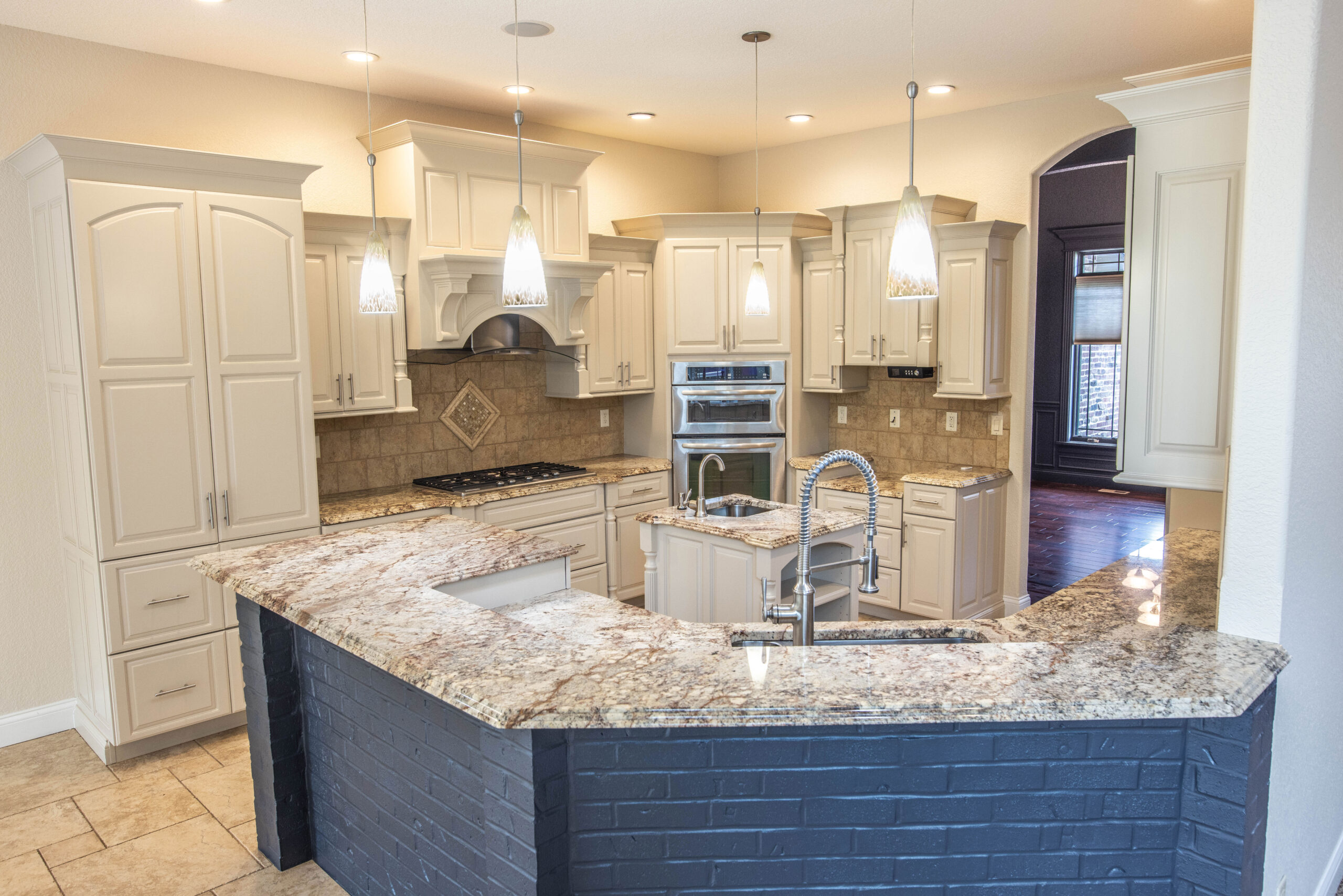 Kitchen cabinet painting and remodel