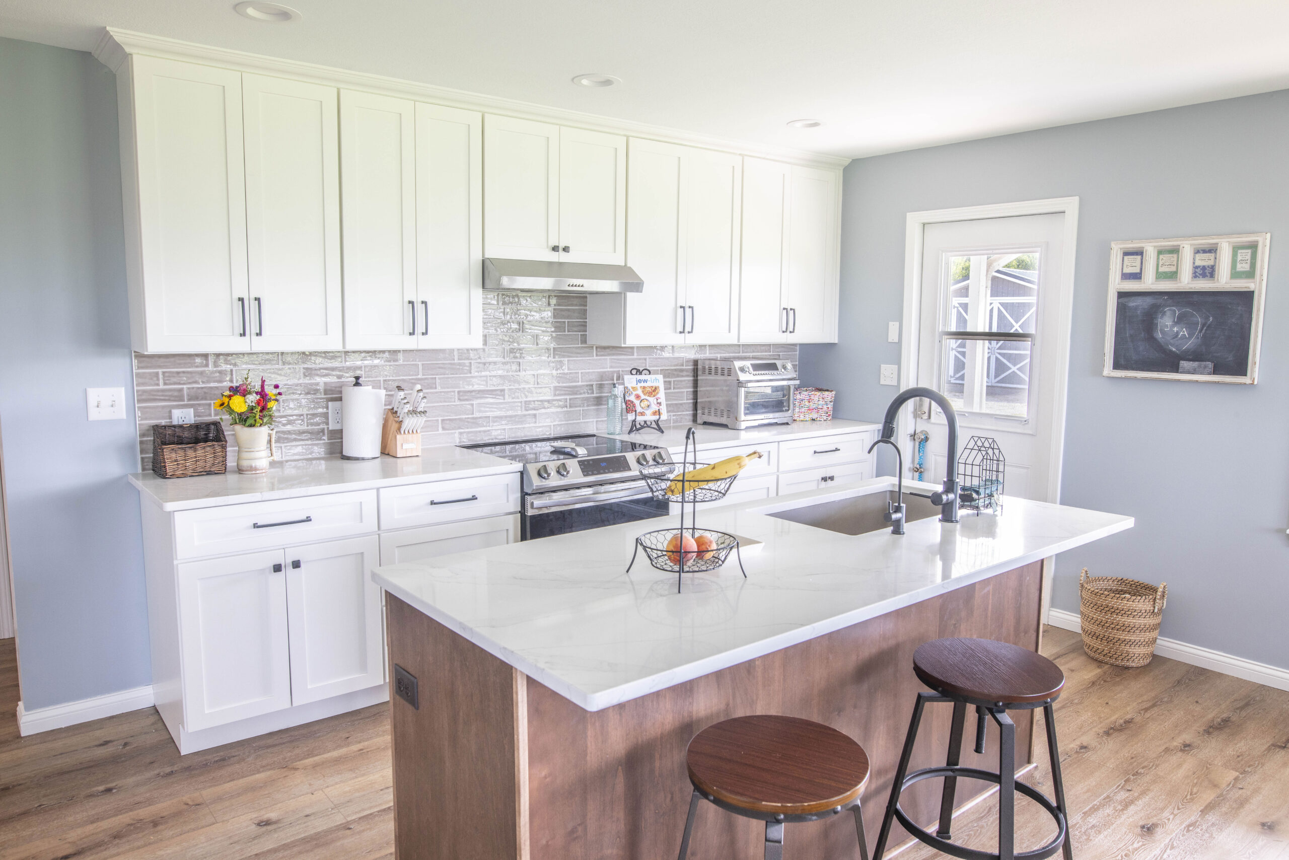 Kitchen cabinet painting and remodel